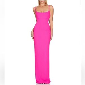 Nookie Bailey Column Gown - Hot Pink - size large